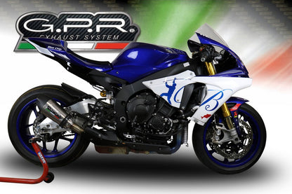 GPR Yamaha YZF-R1 (2015 – ) Slip-on Exhaust "GPE Anniversary Titanium" – Accessories in the 2WheelsHero Motorcycle Aftermarket Accessories and Parts Online Shop