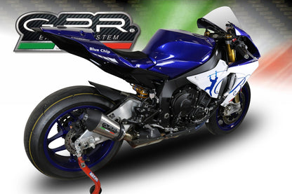 GPR Yamaha YZF-R1 (2015 – ) Slip-on Exhaust "GPE Anniversary Titanium" – Accessories in the 2WheelsHero Motorcycle Aftermarket Accessories and Parts Online Shop