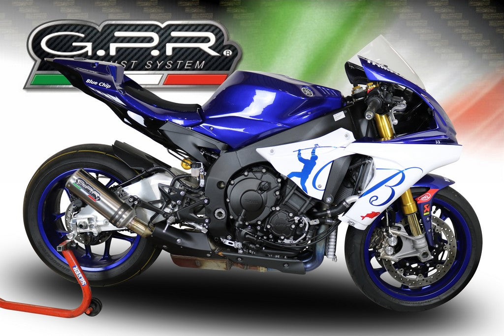 GPR Yamaha YZF-R1 (2015 – ) Slip-on Exhaust "M3 Titanium Natural" – Accessories in the 2WheelsHero Motorcycle Aftermarket Accessories and Parts Online Shop