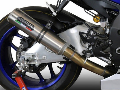 GPR Yamaha YZF-R1 (2015 – ) Slip-on Exhaust "M3 Titanium Natural" – Accessories in the 2WheelsHero Motorcycle Aftermarket Accessories and Parts Online Shop